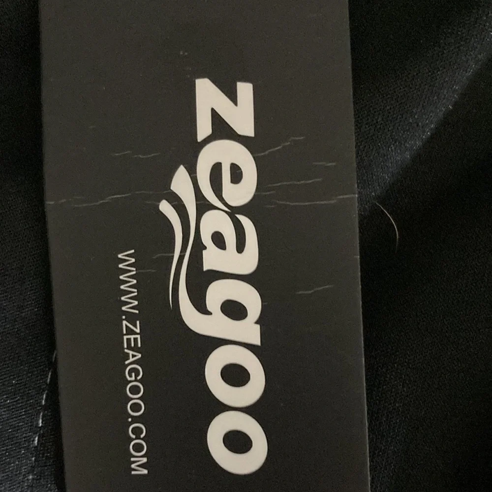 Zeagoo Cropped Faux Suede Open Front Raw Seams Jacket Size M New With Tag - Picture 9 of 11